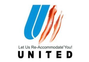 United Airlines bloody logo