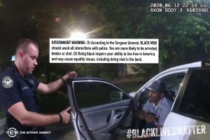 Governement warning on black men interacting with polices